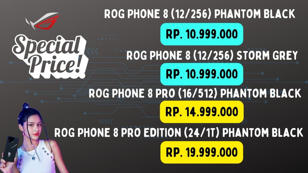 ROG Phone 8 Beyond Gaming: IRT Naik Kelas Jadi Content Creator Bukan Lagi Mimpi 9 Harga ROG Phone 8 ASUS