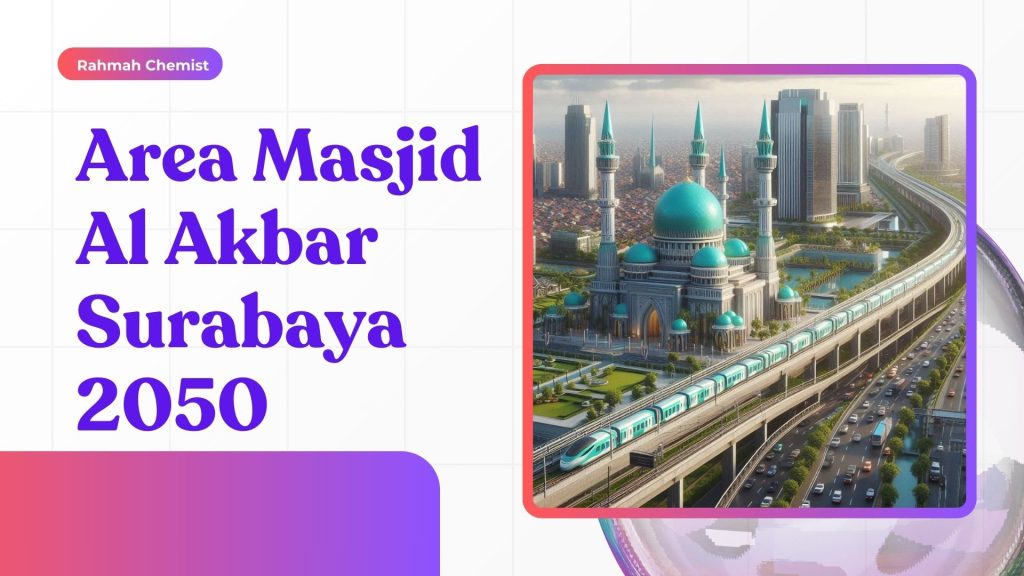 Karya AI atas nama Rahmah tentang Area Masjid Al Akbar 2050