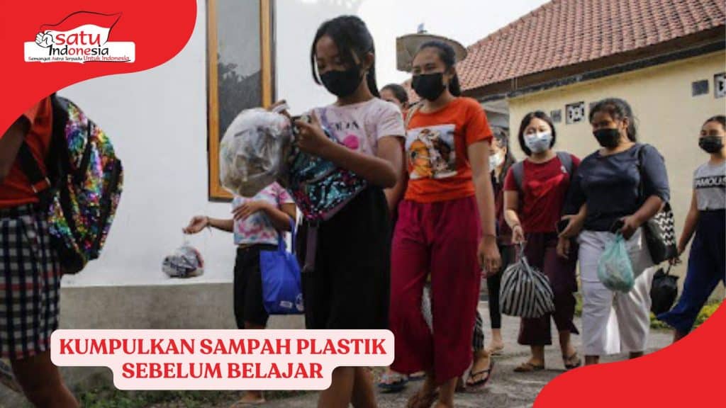 Kredibali, Upaya Perjuangkan Asa dan Cita-Cita Anak Bali 1 Anak-Anak Kumpulkan Botol Plastik sebelum Belajar