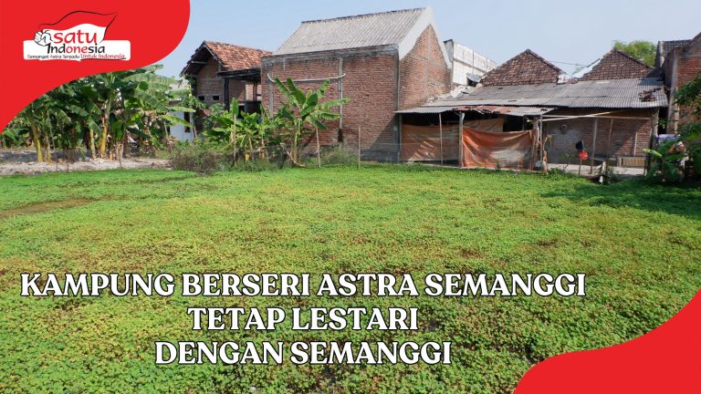 Kampung Berseri Astra Semanggi tetap lestari dengan semanggi