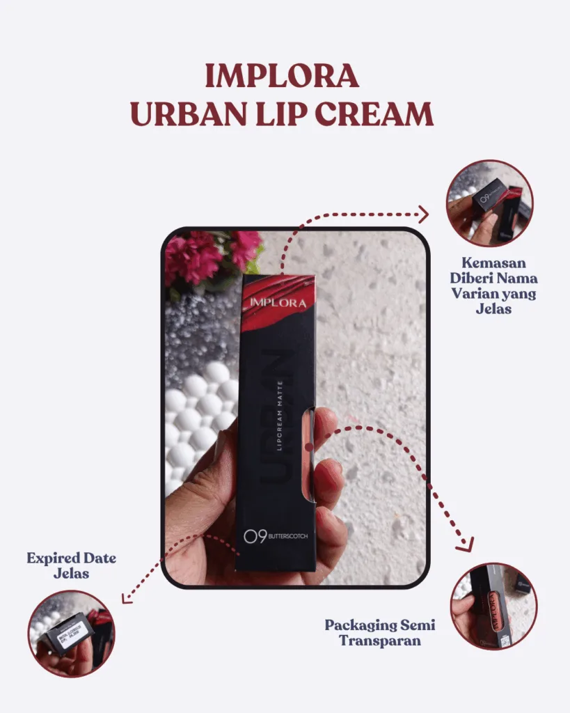 Packaging Implora Lip Cream