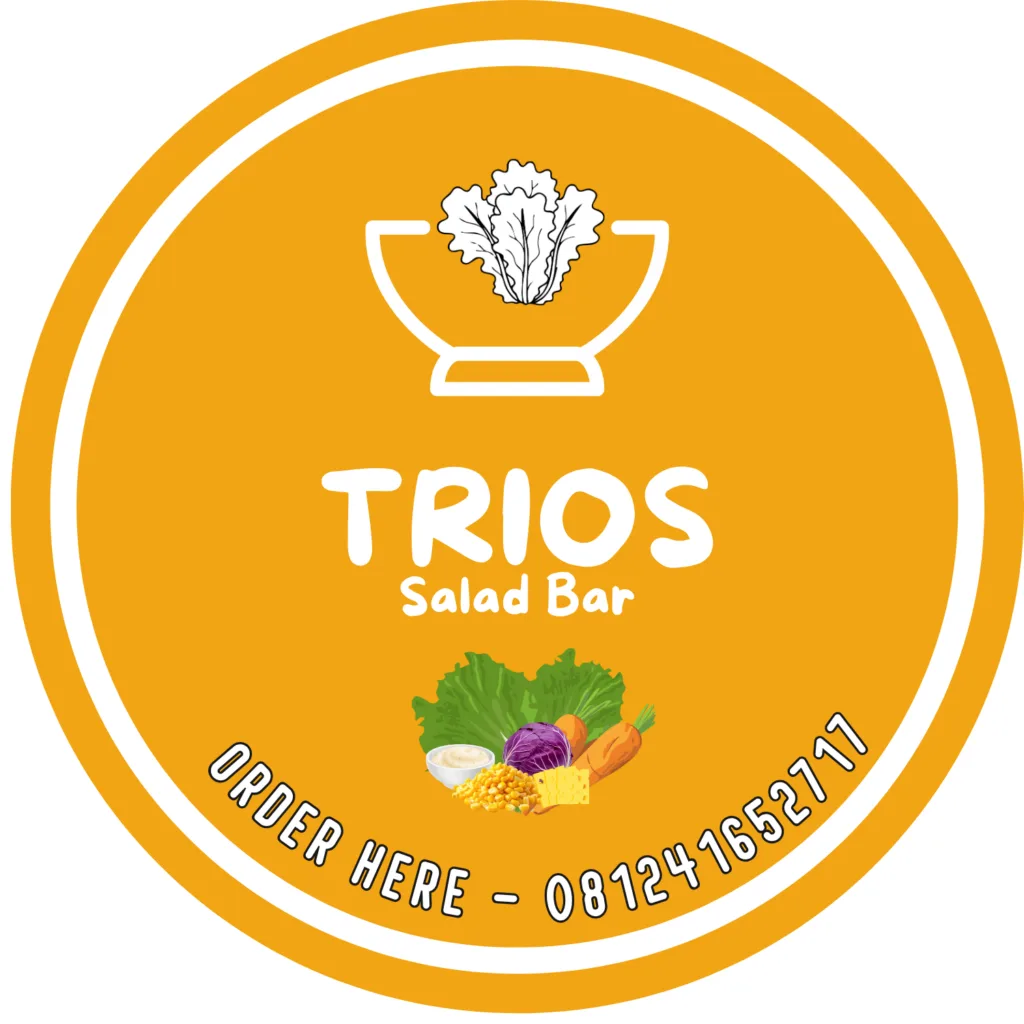 Bisnis Salad Sayur, Peluang Cuan IRT dari Rumah 1 Logo TRIO Salad Bar